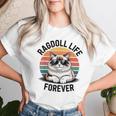ラグドール ライフ 猫 男性 女性 キッズ ギフト レディースTシャツ 彼女への贈り物