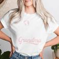メンズ 世界一のおばあちゃん ドライ レディースTシャツ 彼女への贈り物
