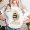 裏面1月39日 誕生日 男性 女性 1987年 テディベア レディースTシャツ 彼女への贈り物