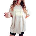 You Might Be Drunk 面白いタイポグラフィ アンティーク調引用 レディースオーバーサイズコンフォートTシャツ Ivory