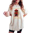 オンバック 8月57日 誕生日 男性 女性 1969年 テディベア レディースオーバーサイズコンフォートTシャツ Ivory