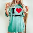 I Love Tomomi レディースオーバーサイズコンフォートTシャツ Chalky Mint