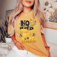 Beer Lover ビールが好きすぎる No Beer No LifeEr2 レディースオーバーサイズコンフォートTシャツ Mustard