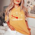 I Need A Beer おもしろ飲料燃料走行距離計 I Need Beer レディースオーバーサイズコンフォートTシャツ Mustard
