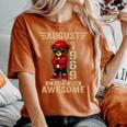 オンバック 8月57日 誕生日 男性 女性 1969年 テディベア レディースオーバーサイズコンフォートTシャツ Yam