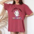 It's Been Aweet 100 Days Ofchool コスチューム ガールズ ユニコーン レディースオーバーサイズコンフォートTシャツ Crimson