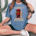 オンバック 8月57日 誕生日 男性 女性 1969年 テディベア レディースオーバーサイズコンフォートTシャツ Blue Jean