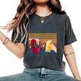 I Like Beer And Bass ギターと 3人 ベーシストギフト レディースオーバーサイズコンフォートTシャツ Pepper