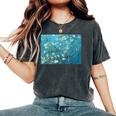 ヴィンセント・ファン・ゴッホ作「アーモンドの花の枝」1890 レディースオーバーサイズコンフォートTシャツ Pepper
