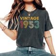 ヴィンテージ 1953 73歳の誕生日プレゼント 男性 女性 73歳 レディースオーバーサイズコンフォートTシャツ Pepper
