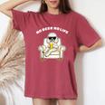 No Beer No Life トイプードル グッズ ビール 酒 犬 おもしろ 面白い ネタ 笑える 飲み会 レディースオーバーサイズコンフォートTシャツ Crimson