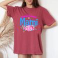 世界一偉大なマミさん-おばあちゃん レディースオーバーサイズコンフォートTシャツ Crimson