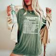 10 Rules Dating My Daughter 過保護 お父さん 保護 レディースオーバーサイズコンフォートTシャツ Moss