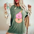 8歳の誕生日、女の子8歳、アイスクリーム、ナンバー8 レディースオーバーサイズコンフォートTシャツ Moss
