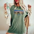 Tokyokyline Rainbow Bridge Tokyo Tower Tokyo Night レディースオーバーサイズコンフォートTシャツ Moss