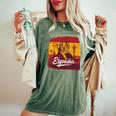 スペイン 女性 フラメンコ スペイン闘牛 男性 レディースオーバーサイズコンフォートTシャツ Moss