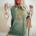 ヴィンテージ秋色 ハンプティダンプティ Having Had A Great Fall レディースオーバーサイズコンフォートTシャツ Moss