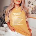 10 Rules Dating My Daughter 過保護 お父さん 保護 レディースオーバーサイズコンフォートTシャツ Mustard