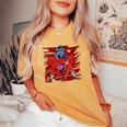 Amazon限定デザインmotoko Fuchikoma レディースオーバーサイズコンフォートTシャツ Mustard