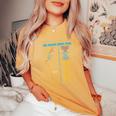 Pacific Crest Trail Thru ハイキングシャツギフト。男性にも女性にも。 レディースオーバーサイズコンフォートTシャツ Mustard