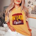 スペイン 女性 フラメンコ スペイン闘牛 男性 レディースオーバーサイズコンフォートTシャツ Mustard