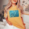 ヴィンセント・ファン・ゴッホ作「アーモンドの花の枝」1890 レディースオーバーサイズコンフォートTシャツ Mustard
