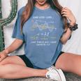 And God Said And There Was Light Math Christian Bible Verse Women's Oversized Comfort T-Shirt Blue Jean