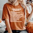 10 Rules Dating My Daughter 過保護 お父さん 保護 レディースオーバーサイズコンフォートTシャツ Yam