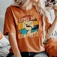 30歳の誕生日プレゼント 男性 女性 レトロゲーマー レベル30 コンプリート レディースオーバーサイズコンフォートTシャツ Yam