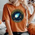 3I Atlas Interstellarisitor Missionパッチデザイン レディースオーバーサイズコンフォートTシャツ Yam