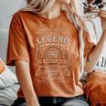 60Th Birthday Kind Brave And Alsomartintage 1961 レディースオーバーサイズコンフォートTシャツ Yam