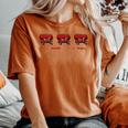 Amazon限定デザインfuchikoma レディースオーバーサイズコンフォートTシャツ Yam