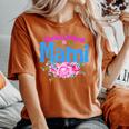 世界一偉大なマミさん-おばあちゃん レディースオーバーサイズコンフォートTシャツ Yam