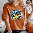 男性と女性の愛国心が強いセントルシア国旗の服セントルシア レディースオーバーサイズコンフォートTシャツ Yam