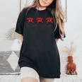 Amazon限定デザインfuchikoma レディースオーバーサイズコンフォートTシャツ Black