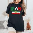 Iran Lionun Flagiranpersianflag Of Iran 長袖tシャツ レディースオーバーサイズコンフォートTシャツ Black