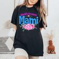 世界一偉大なマミさん-おばあちゃん レディースオーバーサイズコンフォートTシャツ Black