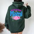 世界一偉大なマミさん-おばあちゃん レディース オーバーサイズ パーカー バックプリント Navy Blue