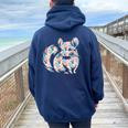 かわいいチンチラ花柄チンチラ 長袖tシャツ レディース オーバーサイズ パーカー バックプリント Forest