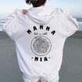 Mamma Mia Best Mum Ever スパゲッティ イタリアンヌードルラブ レディース オーバーサイズ パーカー バックプリント White