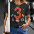 3 Años Cumpleaños 3Er Cumpleaños Niño Niña Camiseta unisex Regalos para ella