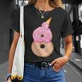 8歳の誕生日、女の子8歳、アイスクリーム、ナンバー8 Tシャツ 彼女への贈り物