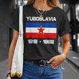 Bandera Jugoslavija República Federativaocialista De Yugoslavia Camiseta unisex Regalos para ella