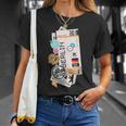 Billete De Avión De Berlín Aire Pass Avión Alemania Amante De Losiajes Camiseta unisex Regalos para ella