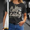 Café Y Edición Fotógrafo Divertido Y Cineasta Camiseta unisex Regalos para ella
