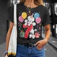 Caniche Perro 7 Cumpleaños Niño Niña 7 Añosiete Caniche Camiseta unisex Regalos para ella