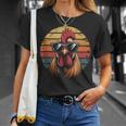 Cita Divertida Del Granjero De Pollos Granja Agricultura Amante Del Pollo In Mangas Camiseta unisex Regalos para ella