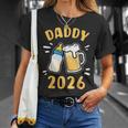 Daddy 2026 Nuovo Papà Annuncio Del Padre Giovane Maglietta Regalos para ella