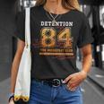 Detención 84 El Club Del Desayuno Come Mis Pantalones Cortos Camiseta unisex Regalos para ella