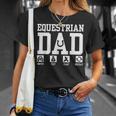 Divertente Arte Equestre Per Gli Uomini Papà Cavallo Cavalierealtando Maglietta Regalos para ella